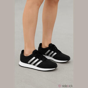 Adidas Run 60s 3.0 Sneakers Black Silver Retro Running Shoes Women's Size 8 & 10
